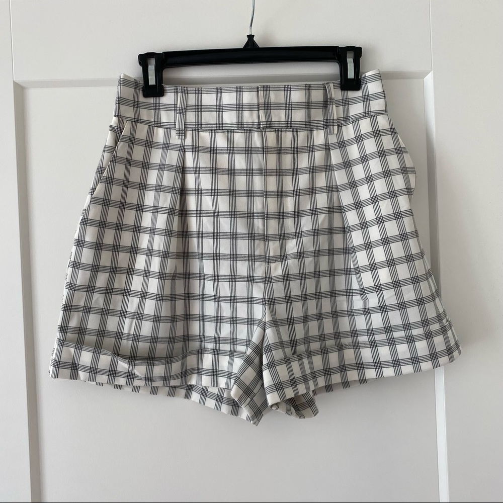 Check Tailored Trouser Shorts
